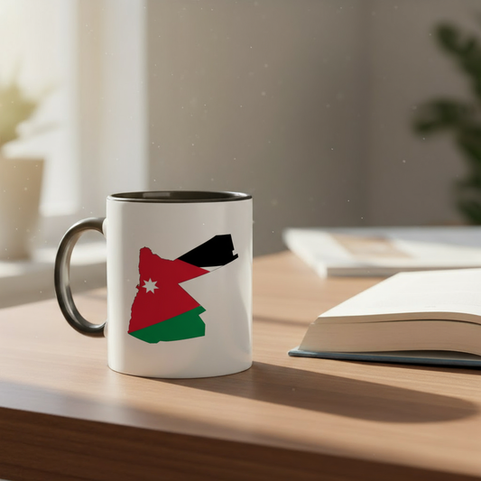 Jordan Flag Mug (White/Black)